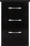 ZNTS Nevada 3 Drawer Bedside 100-103-089