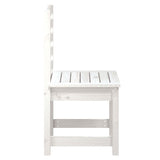 Garden Chairs 2 pcs White 50x48x91.5 cm Solid Wood Pine 824026