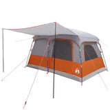 Family Tent Grey and Orange 380 x 260 x 190 cm Polyester 42028495