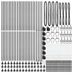 Fence Post Other 52 pcs Silver 3.2 x 3.2 x 70 cm Steel 3350240