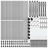 Fence Post Other 52 pcs Silver 3.2 x 3.2 x 70 cm Steel 3350240
