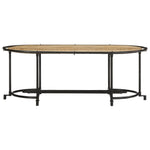 ZNTS Coffee Table 110x55x40 cm Solid Wood Rough Mango 4013497