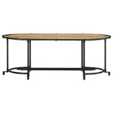 ZNTS Coffee Table 110x55x40 cm Solid Wood Rough Mango 4013497