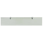 ZNTS Floating Shelves 2 pcs Glass 100x20 cm 8 mm 3051541