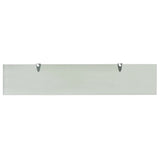 ZNTS Floating Shelves 2 pcs Glass 100x20 cm 8 mm 3051541