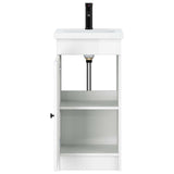 Bathroom Vanity with Sink High Gloss White 42 x 40 x 84.5 cm 890058