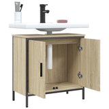 Bathroom Sink Cabinet Sonoma Oak 60x30x60 cm Engineered Wood 842447