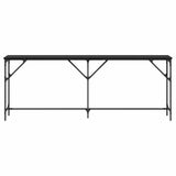 Console Table Black oak 200 x 29 x 75 cm 871342