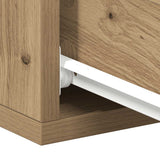 Floating Nightstands 2 pcs Artisan Oak 40x32x15 cm Engineered Wood 861122
