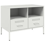 TV Cabinets 2 pcs White 68x39x50.5 cm Steel 843053