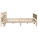 Bed Frame with Headboard without Mattress 140x200 cm 3306086