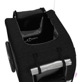 Pet Bike Trailer Black Oxford Fabric and Iron 93835