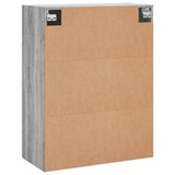Wall Mounted Cabinet Grey Sonoma 69.5x34x90 cm 828426