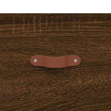 Coffee Tables 2 pcs Brown Oak 50x50x40 cm Engineered Wood 829347