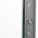 Network Cabinet with Storage Grey 60 x 60 x 80 cm Steel 42017660