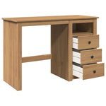 ZNTS Desk Panama 112x45x75 cm Solid Wood Pine 4016389