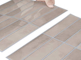 Rectangular Tile 20 pcs Beige Coffee 29 x 23 x 0.08 cm 42046178