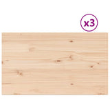 ZNTS Table Tops 3 pcs 80x47x1.7 cm Rectangular Solid Wood Pine 847419
