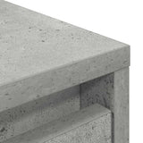 Cabinet with Drawer Concrete Grey 55.5x34x119.5 cm Engineered Wood 861646