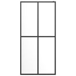 Walk-in Shower Screen Clear Tempered Glass 80x195 cm 145679
