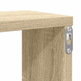 Wall Cube Shelf 2 pcs Sonoma Oak 100x15x30 cm Engineered Wood 807088