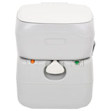Portable Camping Toilet Grey and White 2212 L HDPE 154405