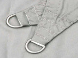 Sun Shade Sail Light Grey 4x3 m 100% Polyester Oxford 4000545
