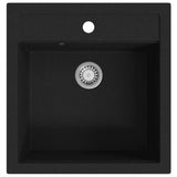 Granite Kitchen Sink Single Basin Black 142948