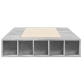 Bed Frame without Mattress Concrete Grey 75x190 cm Small Single 3280534