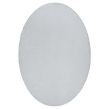 Area Rugs Oval HUARTE Grey 160 x 230 cm 100% Polyester 4103639