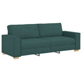 Sofa Dark Green 220 x 78 x 84 cm Fabric 4104995