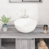 Wash Basin White 36x15 cm Ceramic Round 153343
