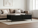 Coffee Table Black Oak 99.5 x 49 x 41 cm Engineered Wood 8013608