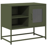 TV Cabinet Olive Green 68x39x60.5 cm Steel 853390