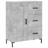 Sideboard Concrete Grey 69.5x34x90 cm Engineered Wood 830264