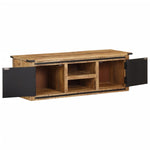 TV Cabinet with Doors 105x35x36 cm Solid Wood Mango 374062
