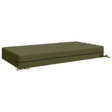 Seat Cushion SOEST 100% Polyester Olive green 120 x 80 x 15 cm 944295