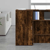 Storage Cabinet Smoked Oak 50x45x103.5 cm Engineered Wood 859046