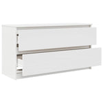 ZNTS TV Cabinet White 100x35x54 cm Engineered Wood 861805