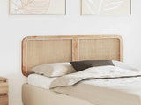 Headboard with Headboard Natural 120 x 55 x 3 cm Rattan 42011563