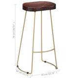 Gavin Bar Stools 2 pcs Solid Mango Wood 247835
