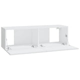 8 Piece TV Cabinet Set White Engineered Wood 3114294