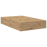 Storage Bed Frame with Drawer Artisan oak 236.5 x 120 x 31.5 cm 3335636