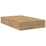 Storage Bed Frame with Drawer Artisan oak 236.5 x 120 x 31.5 cm 3335636