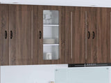 Dishwasher Panel Kalmar Brown Oak 40 x 31 x 100 cm 884751