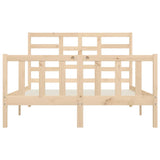 Bed Frame without Mattress 120x200 cm Solid Wood Pine 3107608