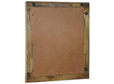 Wall Mirror Walnut Brown 70 x 50 cm Engineered Wood and Glass 4018363