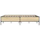 Bed Frame without Mattress Sonoma Oak 160x200 cm 3279788