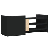 TV Cabinet Black 100x35x40 cm Engineered Wood 848375