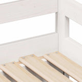Daybed with Trundle and Drawers without Mattress White 80x200 cm 3302240